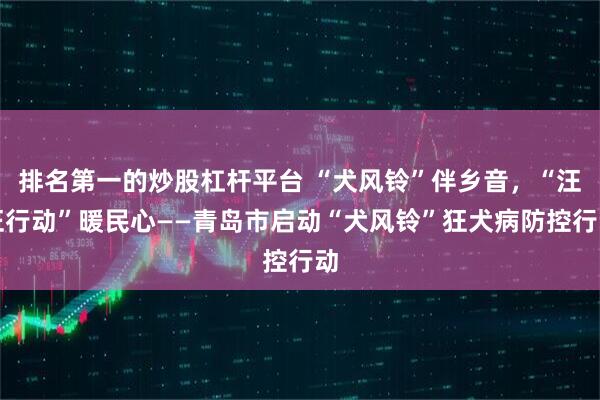 排名第一的炒股杠杆平台 “犬风铃”伴乡音，“汪汪行动”暖民心——青岛市启动“犬风铃”狂犬病防控行动